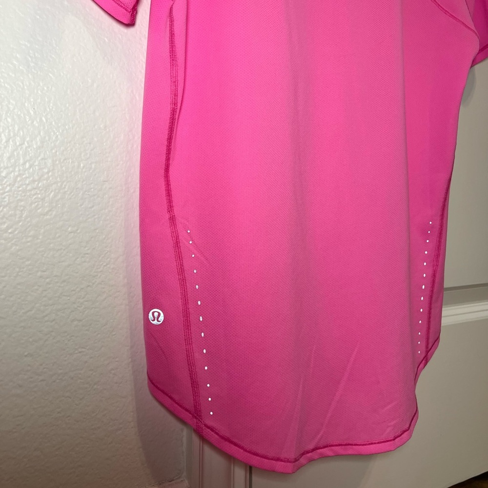 Lululemon High-Neck Running and Training T-Shirt Pow Pink